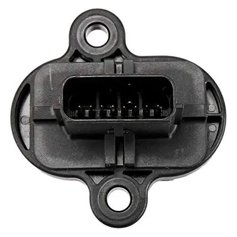 Front view of GM Mass Airflow Sensor 55498433 Replacement for GM Vehicles Drop-In OE-Quality MAF Sensor with connector.