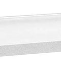 Heavy Duty Steel Shelf 30 Inch Wide Built Tough Design Holds Fifty Pounds sleek white surface for garage organization