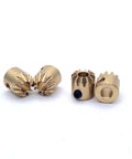 Mini Bevel Gear Set 90 Degree Pinion Cone Gear With Ten Teeth, One To One Ratio, Three Point One Three By One Point Four Millimeter