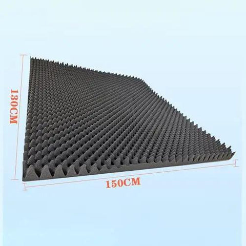 High Density Egg Crate Foam Acoustic Sound Panels For Upright Piano And Home Office Noise Insulation Wall Pads, 150CM x 130CM.