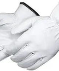 Goatskin Leather Driver Glove With White Fleece Lining, Abrasion Resistant and High Tensile Strength, Size 2X Small, Pack Of 12