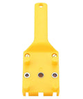 Precision Woodworking Dowel Jig Kit With Rugged Metal Bushings And A Straight Shooter Handle For No Sweat Diy Joinery That Delivers Dead On Accuracy Daily, yellow alignment tool top view.