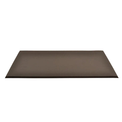 Superfoam Plus Floor Mat 3 Ft By 8 Ft Black With High Density Closed Cell Material, Anti Slip Pattern Top And Bottom displayed flat