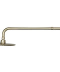 6.5 Inch Shower Arm Extender in Brushed Nickel, Solid Stainless Steel Shower Head Extender Lets You Lower or Extend Your Shower Arm