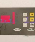 Pro Level Industrial Balance Machine Keyboard Control Deck Rock Solid Heavy Duty Replacement Keypad with tactile buttons and connectors.
