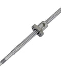 SFU1605 Roller Ball Screw 700mm Long With DSG16H Holder Plus BK12 BF12 Coupler Kit For CNC Machines showing threaded shaft and holder.