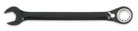 Reverse Ratcheting Spline Wrench 15mm Slim Profile Heat Treated Heavy Duty Alloy Steel TorquePlus Box Ends side view