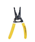 Dual NM Cable Stripper And Cutter For 12 And 14 AWG Wire with yellow handles, precision shear blades, USA made