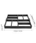 Plastic Path Maker Mold For Concrete Pavers 16.45 Inch Reusable Walkway Patio Driveway Mold Garden Path Paver