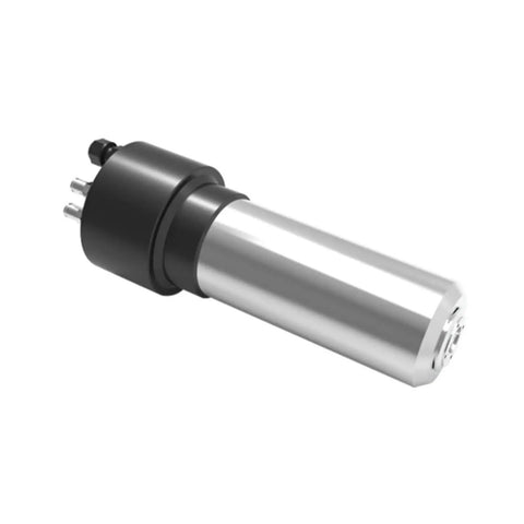 Solid 1.5KW CNC Spindle With ISO20 Automatic Tool Changer for high-speed milling, featuring a sleek metallic design.