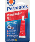 Packaging of Red High Strength Thread Locker.20 Oz Quick Drying Adhesive For Metal Plastic And Composite Fasteners