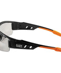 Anti Fog Safety Glasses With Semi Frame Scratch Resistant Protective Eyewear For Indoor Outdoor Use from side view