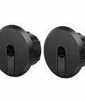 Super Sleek Black Plastic 3 4 Inch Wall Cable Grommets Starlink Routing Kit Pass Through Holes For Neat Wire Management On Desks And Tables To Keep Cords Hidden And Setup Looking Clean And Modern pair