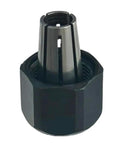 One Eighth Inch Collet And Nut Assembly With Socket Head Black Steel Zinc Coated Right Hand Coarse Unified National Coarse Thread Replacement Part
