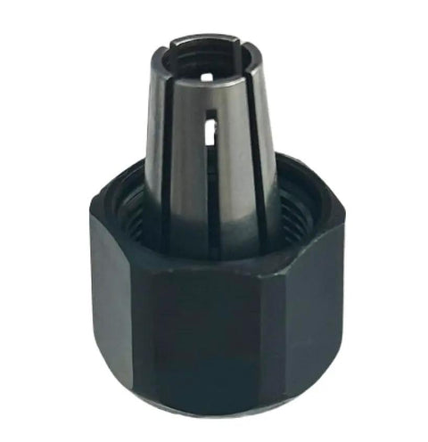 One Eighth Inch Collet And Nut Assembly With Socket Head Black Steel Zinc Coated Right Hand Coarse Unified National Coarse Thread Replacement Part