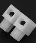 10 Pcs Screw Terminal Block 2 Position Wire Connectors Quick Connect Terminal 450V 10A Clamp Wire Terminal Wiring For Small Home Projects And Electrical DIY Enthusiasts Pro Grade, close-up front view
