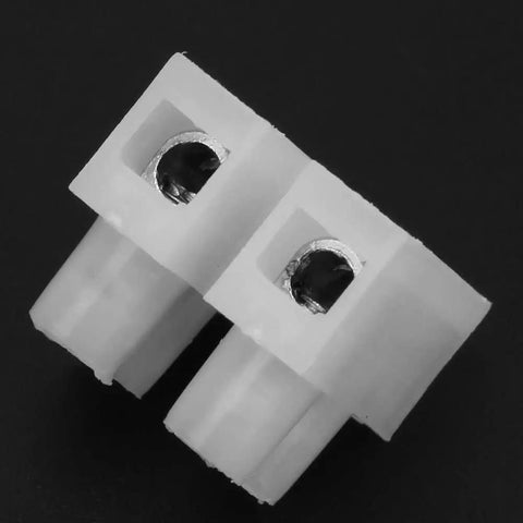 10 Pcs Screw Terminal Block 2 Position Wire Connectors Quick Connect Terminal 450V 10A Clamp Wire Terminal Wiring For Small Home Projects And Electrical DIY Enthusiasts Pro Grade, close-up front view