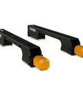 Universal Tool Mount System For Garage, Shop, Or Jobsite With Heavy-Duty Wall And Surface Mounting shown in reinforced polymer.
