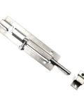 WUUWCHODC Stainless Steel Snap Lock Latch for Door Gate with sliding bolt and mounting plate.