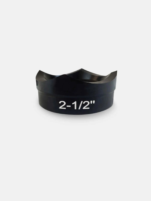2-1/2 Inch Conduit Punch And Die For Hydraulic Knockout Driver With 2.91 Inch Hole Size Laser Engraved Alignment Marks