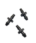 Bulk Garden Hose Fittings Kit With Four Thousand Pieces Three To Five Millimeter Double Barbed Connectors For Micro Hoses And Irrigation System Durable Greenhouse Watering Accessories No Brainer Fit black 3/5mm double barbed micro hose connectors