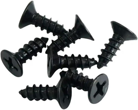 Heavy Duty Self Tapping Screws Set In Black Countersunk Flat Head M1.2 And M1.4 1000 Pcs precision machined steel for woodworking projects