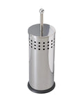 Metal Toilet Plunger With Holder No Fuss Hidden Canister Keeps Your Bathroom Clean And Clog-Free Compact Storage For Apartments