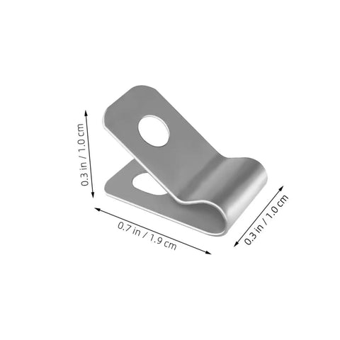 Heavy Duty Stainless Steel Wire Clips For Fencing And Animal Cages Quick And Easy Assembly 100 Sets Garden Fence Clamps