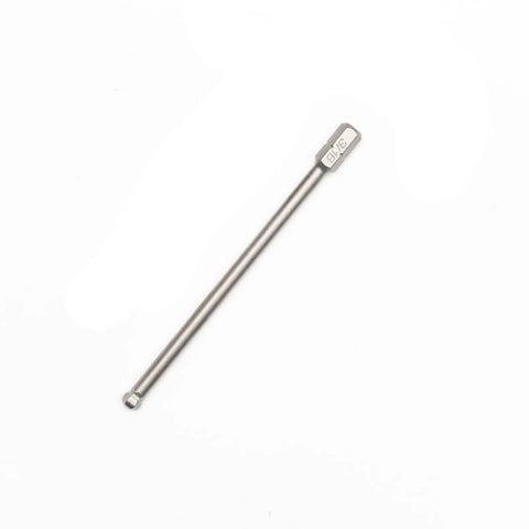 Top Shelf Four Inch Extended Hex Screwdriver Bit With Three Sixteenth Inch Ball End crafted for stubborn rifle screws and gunsmith fixes.