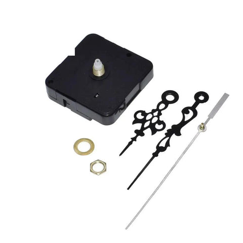 HQ3268 Quartz Wall Clock Movement Mechanism For DIY Repair Parts Kit with decorative black hands