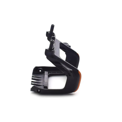 Gimbal Protection Cover For DJI Avata 2 Drone, Camera Guard And Pro Shield, black plastic construction, angled view