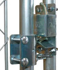 No Fuss Junior Gate Latch Fits 1 1/4 To 1 1/2 Inch Round Tubing One Handed Operation Padlock Security for residential gates.
