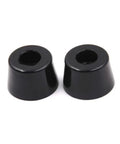 Built Tough Pro Grade Rubber Floor Savers For Chairs And Tables Non Slip Screw In Glides With Shock Absorbing Bumpers 2 black rubber glides