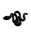 Snake Shaped Doorknob and Cabinet Knob Zinc Alloy Push Pull Door Handle for Wardrobes Nightstands and Cabinets Kid Friendly Nursery Decor Unique Playful Nature Inspired Hardware black snake knob