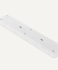 Plug Away Safe With This Legit Solid 6 Outlet Surge Protector Power Strip 2 Pack Delivers 600 Joule Shielding And A 15 Amp Breaker Plus Safety Shutters And A 2 Foot Cord For Zero Drama Home Or Den Setups White flat white surge protector power strip with 6 outlets and a 2-foot cord.