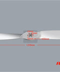 Wooden Propeller For Atom 80 Paramotor Fly Ready Paragliding Gear 125cm Diameter 1:3.8 Reduction M6 Bolts 30mm Hub