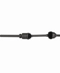 Front Right CV Axle Assembly For 2007 To 2013 Nissan Altima 2.5L CVT Transmission with rubber boots and metal shaft.