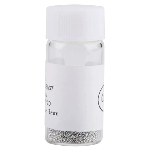 Bottle from Pro Grade BGA Reball Solder Balls Kit 0.6mm For GPU CPU IC Chips And PCB Soldering Universal Stencil Ball Set