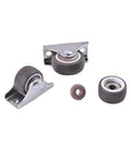 Heavy Duty Fixed Caster Wheels For Carts And Workbenches 2 To 4 Pack Non Swivel Castors With Metal Top Plate Load Up To 23kg