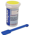 Top Shelf Swimming Pool Test Kit Refill DPD Powder 10 Grams 2 Pack with blue spoon for precise chlorine measurement.