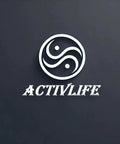 Activlife logo featuring a yin-yang design on a dark background, symbolizing balance and fitness.
