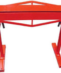 Red 36 Inch Metal Brake With Stand For Heavy Duty Sheet Metal Bending This Beast Handles 12 Gauge Up To 18 In 16 Gauge Up To 36 In