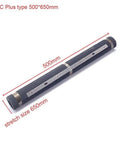 Heavy Duty Retractable Accordion Bellows Cover for Milling Machines, Dustproof Rubber Chip Guard, 500x650mm size