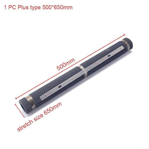 Heavy Duty Retractable Accordion Bellows Cover for Milling Machines, Dustproof Rubber Chip Guard, 500x650mm size