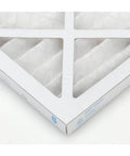Corner of Pleated Wire Backed Air Filter 14 x 20 x 1 MERV 8 35 Percent Efficient For HVAC AC Furnace Replacement showing frame and pleats