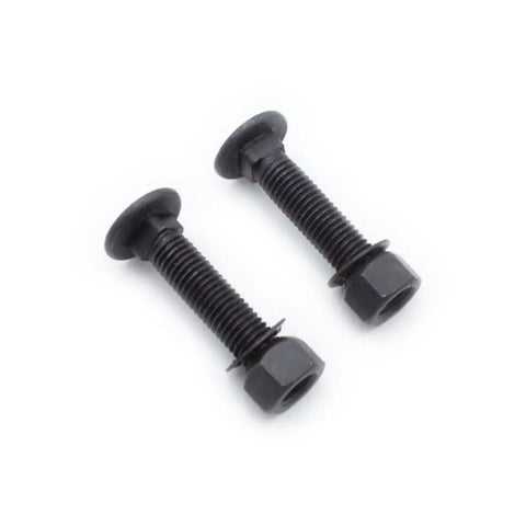 Two Pack M12 Spare Tire Wheel Mounting Bolts Nuts And Washers Kit For Utility Cargo Trailers With Vibration Resistant Lock Nuts