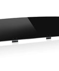 Music Book Stand For Keyboard And Digital Piano, Lightweight ABS Sheet Music Holder, 59cm Wide, Curved Design, Black