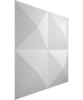 Tirana EnduraWall 3D Decorative Wall Panels Kit Square 11 7 8 Inch 50 Pack 48.96 Sq Ft Coverage Dope Faux Texture For Modern Accent Walls Easy DIY Install.