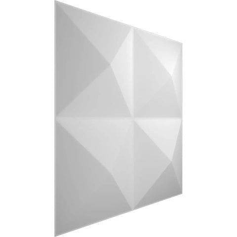 Tirana EnduraWall 3D Decorative Wall Panels Kit Square 11 7 8 Inch 50 Pack 48.96 Sq Ft Coverage Dope Faux Texture For Modern Accent Walls Easy DIY Install.