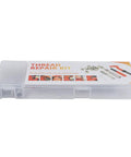 Premium M8 Thread Repair Kit With 25 Essential Pieces Including Tap And Drill Bit Perfect For Fixing Stripped Bolts In Your Garage Or Workshop Without Any Hassle. plastic case